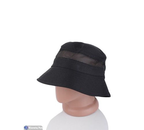Панама чоловіча на літо (5 шт. р.сетка 58) чорний  "CAROLLA"