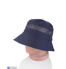 Панама чоловіча на літо (5 шт. р.сетка 58) синій  "CAROLLA"