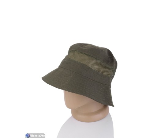 Панама чоловіча на літо (5 шт. р.сетка 58) зелений  "CAROLLA"