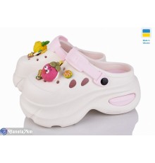 Кроки жіночі на літо (8 пар р.36-41) рожевий  "LULI"