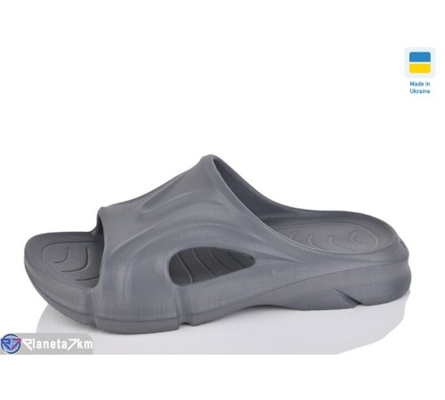 Шлепки чоловічі на літо (8 пар р.40-45) сірий  "LULI"