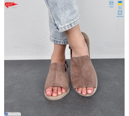 Босоніжки жіночі на літо (8 пар р.36-41) коричневий  "ARTO"