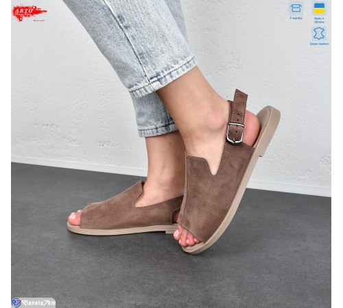 Босоніжки жіночі на літо (8 пар р.36-41) коричневий  "ARTO"