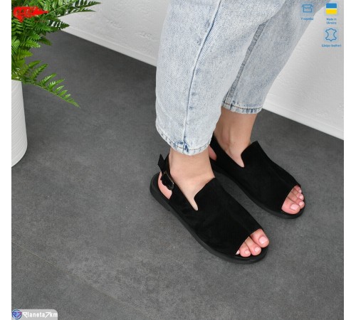 Босоніжки жіночі на літо (8 пар р.36-41) чорний  "ARTO"