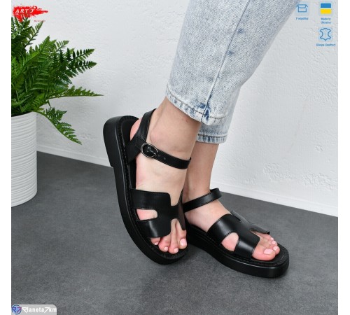 Босоніжки жіночі на літо (8 пар р.36-41) чорний  "ARTO"