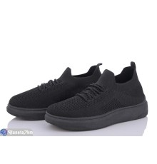 Кросівки жіночі на літо (8 пар р.36-41) чорний  "Normashoes"