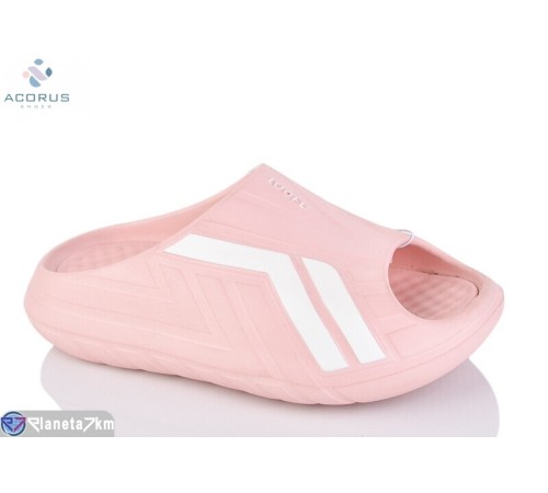 Шлепки жіночі на літо (6 пар р.36-40) рожевий  "Acorus"