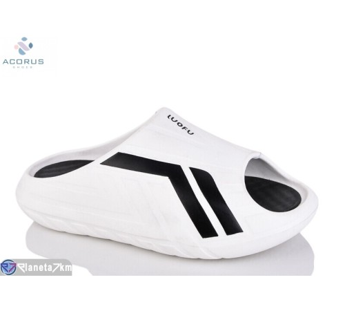 Шлепки чоловічі на літо (6 пар р.40-45) білий  "Acorus"