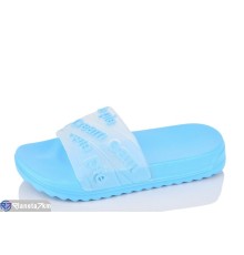 Шлепки дитячі на літо (12 пар р.30-35) блакитний  "LULI"