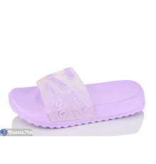 Шлепки дитячі на літо (12 пар р.30-35) фіолетовий  "LULI"