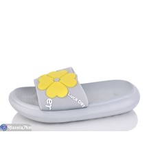 Шлепки дитячі на літо (12 пар р.30-35) сірий  "LULI"