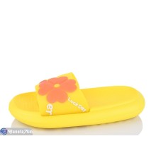 Шлепки дитячі на літо (12 пар р.30-35) жовтий  "LULI"