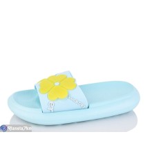 Шлепки дитячі на літо (12 пар р.30-35) блакитний  "LULI"