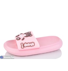 Шлепки дитячі на літо (12 пар р.30-35) рожевий  "LULI"