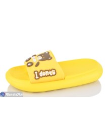 Шлепки дитячі на літо (12 пар р.30-35) жовтий  "LULI"