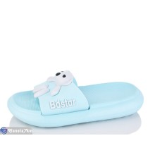 Шлепки дитячі на літо (12 пар р.30-35) блакитний  "LULI"