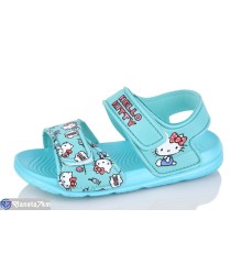 Дитячі босоніжки на літо (12 пар р.30-35) зелений  "LULI"