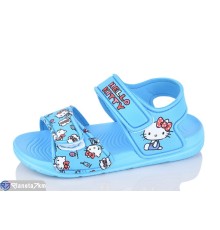 Дитячі босоніжки на літо (12 пар р.30-35) блакитний  "LULI"