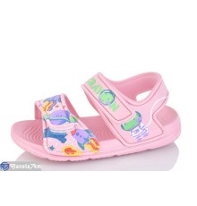 Дитячі босоніжки на літо (12 пар р.30-35) рожевий  "LULI"