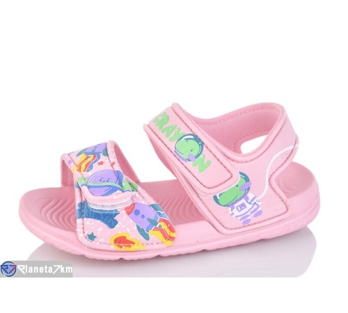 Дитячі босоніжки на літо (12 пар р.30-35) рожевий  "LULI"