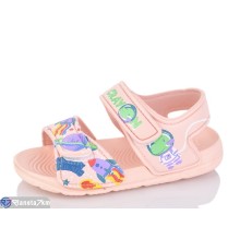 Дитячі босоніжки на літо (12 пар р.30-35) рожевий  "LULI"