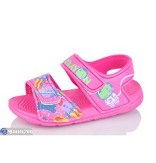 Дитячі босоніжки на літо (12 пар р.30-35) рожевий  "LULI"