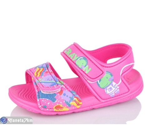 Дитячі босоніжки на літо (12 пар р.30-35) рожевий  "LULI"