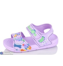 Дитячі босоніжки на літо (12 пар р.30-35) фіолетовий  "LULI"