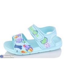 Дитячі босоніжки на літо (12 пар р.30-35) зелений  "LULI"