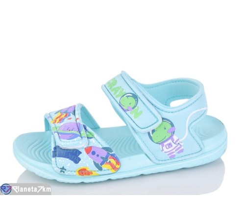 Дитячі босоніжки на літо (12 пар р.30-35) зелений  "LULI"