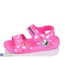 Дитячі босоніжки на літо (12 пар р.30-35) рожевий  "LULI"