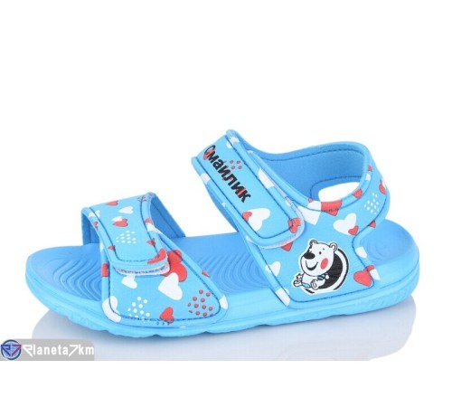 Дитячі босоніжки на літо (12 пар р.30-35) синій  "LULI"