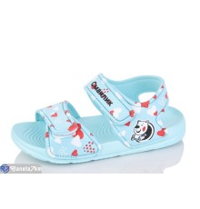 Дитячі босоніжки на літо (12 пар р.30-35) блакитний  "LULI"