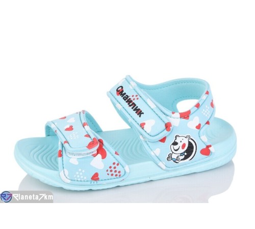 Дитячі босоніжки на літо (12 пар р.30-35) блакитний  "LULI"