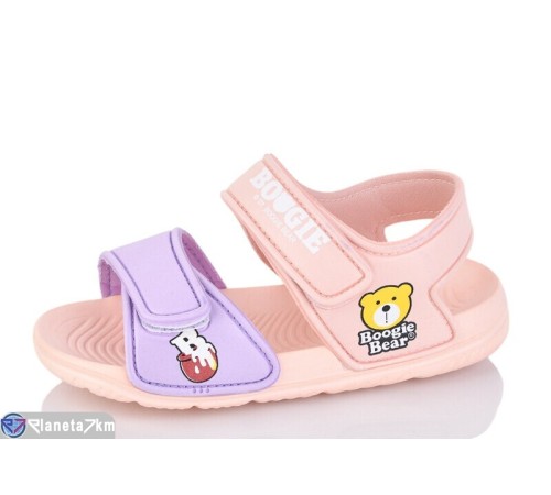 Дитячі босоніжки на літо (12 пар р.30-35) рожевий  "LULI"