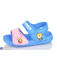 Дитячі босоніжки на літо (12 пар р.30-35) синій  "LULI"