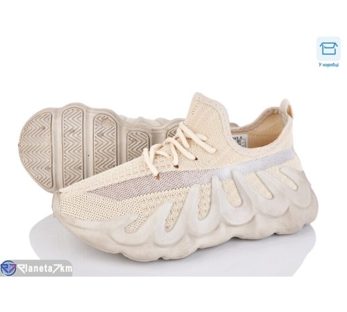 Кросівки жіночі на літо (8 пар р.36-41) бежевий  "Fuggo"