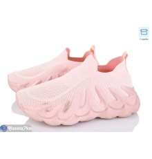 Кросівки жіночі на літо (8 пар р.36-41) рожевий  "Fuggo"