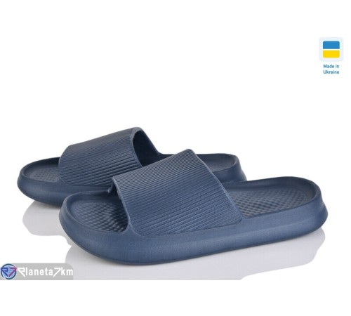 Шлепки жіночі на літо (6 пар р.36-41) синій  "Ladmir"