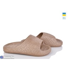 Шлепки жіночі на літо (6 пар р.36-41) коричневий  "Lexi"