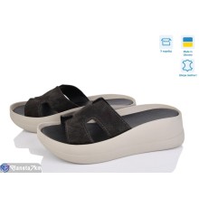 Шлепки жіночі на літо (6 пар р.36-40) коричневий  "Linda"