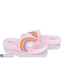 Шлепки жіночі на літо (12 пар р.37-42) рожевий  "Fuggo"