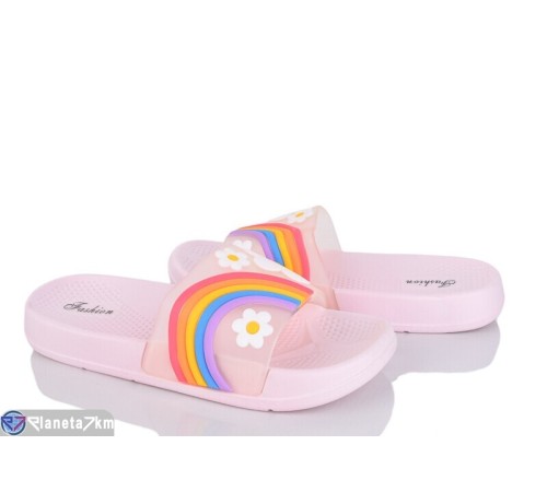 Шлепки жіночі на літо (12 пар р.37-42) рожевий  "Fuggo"