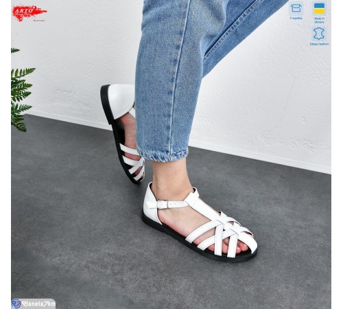 Босоніжки жіночі на літо (8 пар р.36-41) білий  "ARTO"