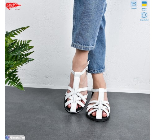 Босоніжки жіночі на літо (8 пар р.36-41) білий  "ARTO"