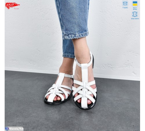Босоніжки жіночі на літо (8 пар р.36-41) білий  "ARTO"