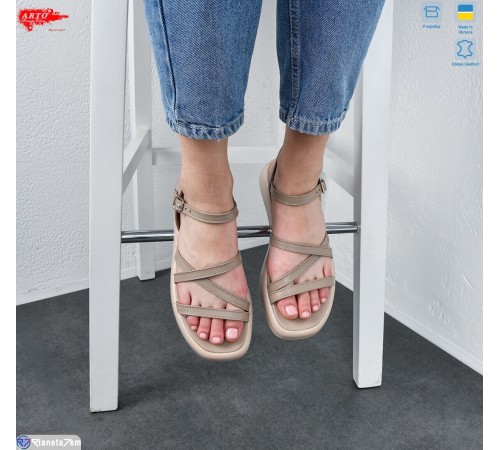 Босоніжки жіночі на літо (8 пар р.36-41) бежевий  "ARTO"