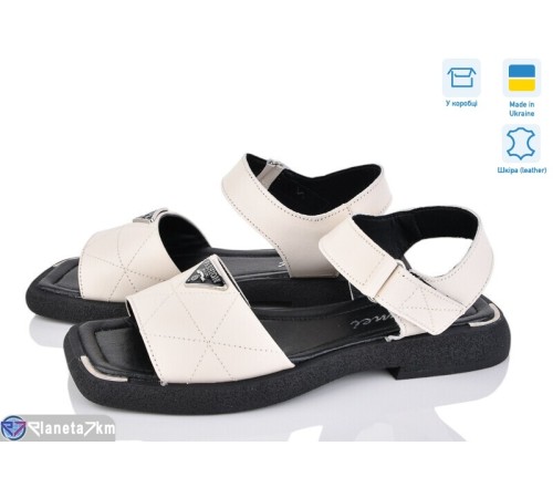 Босоніжки жіночі на літо (8 пар р.36-41) бежевий  "FOX"