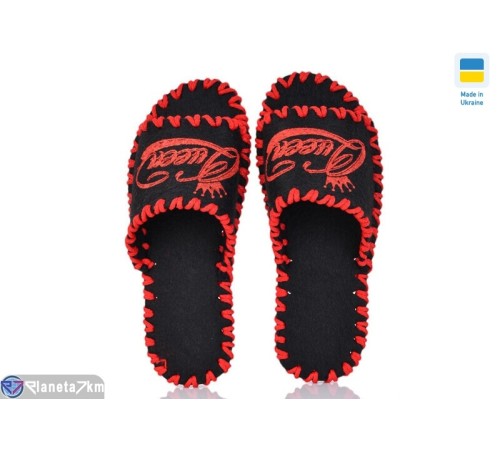 Тапки жіночі на весну/осінь (9 пар р.36-41) чорний  "Activ"