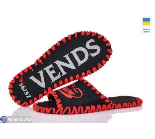 Тапки жіночі на весну/осінь (9 пар р.36-41) чорний  "Activ"